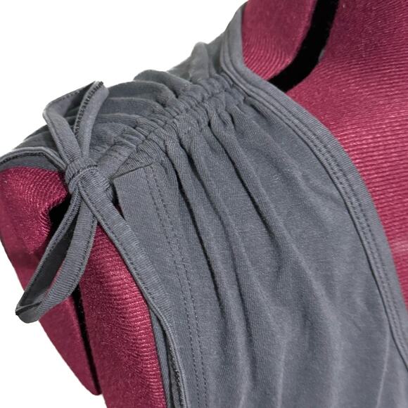 AMERICAN EAGLE AE Cinch Shoulder Smooth Knit Sleeveless Tank Tee Cropped NWOT S - Picture 4 of 7